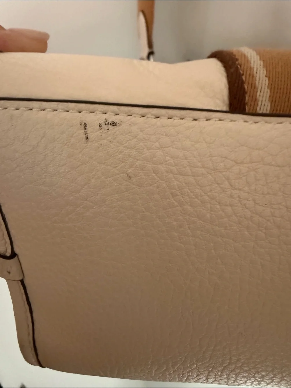 Coach Cream and Tan Interior Tote